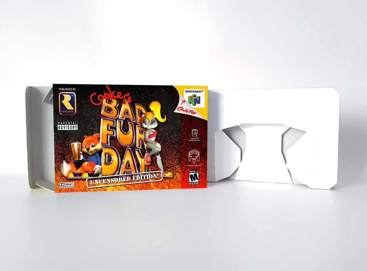【SALE】N64 Conker's Bad Fur Day 海外版 Conker's Bad Fur Day - Authentic Nintendo 64 N64 Game - Etsy