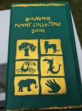 Green Elongated Penny Book: Holds 36