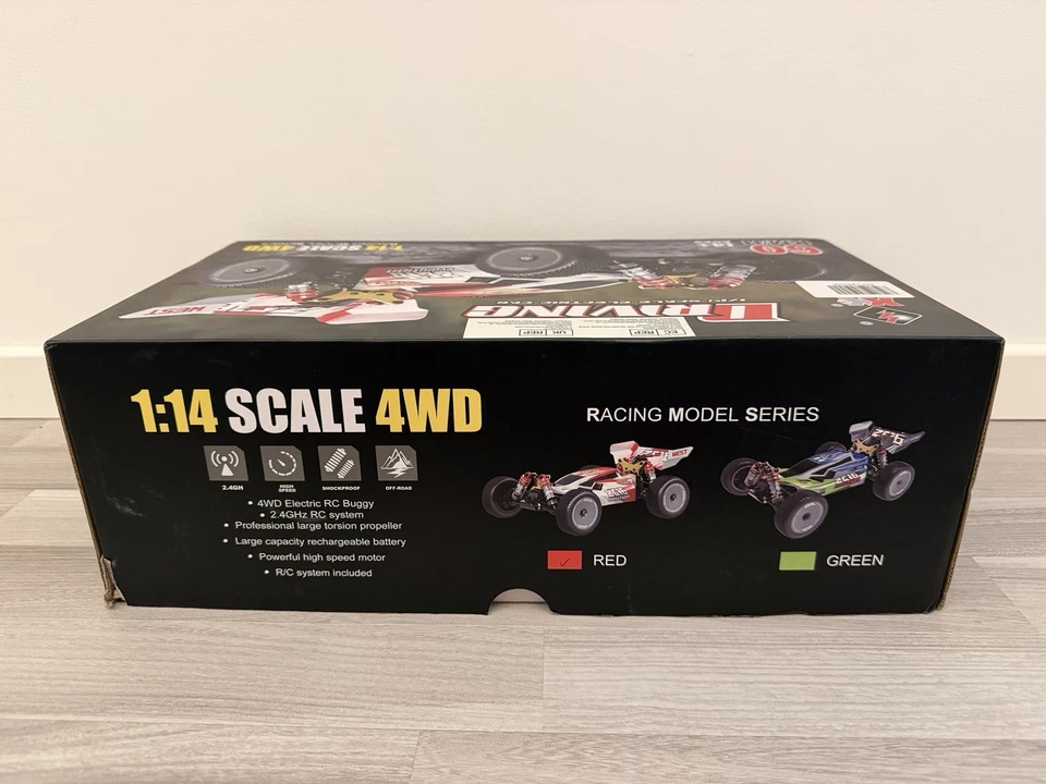 Wltoys 144001 RC Car 2.4GHz 1:14 4WD 60km/h - Aluminium Tuning  LiPo OVP - Buggy - Bild 3 von 4