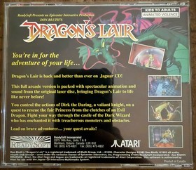 Dragon's Lair (Atari Jaguar CD) Complete CIB large box