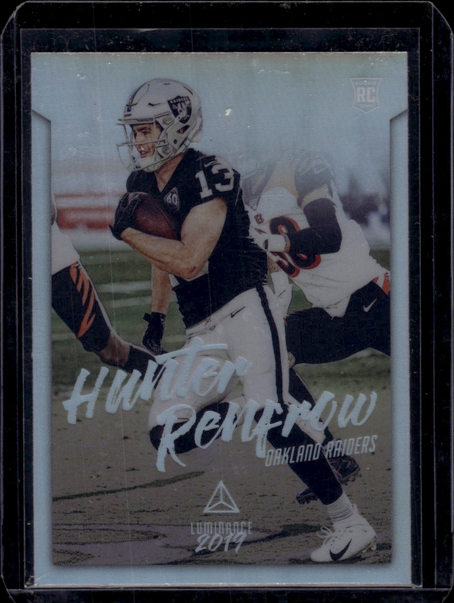 2019 Panini Chronicles Luminance Update Rookies #221 Hunter Renfrow Raiders