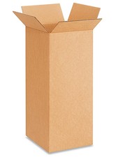 Pack of 25 8 X 8 X 20" Tall Corrugated Boxes