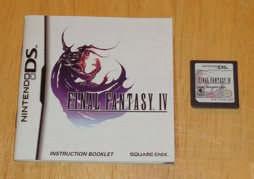 Final Fantasy IV (4) - Nintendo DS RPG Video Game + Manual - TESTED
