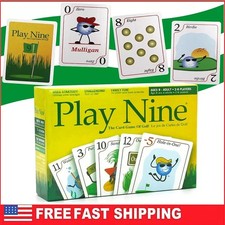 Play Nine &ldquo;The Card Game of Golf &ldquo;Ages 8-Adult For 2-6 Players Family Strategy
