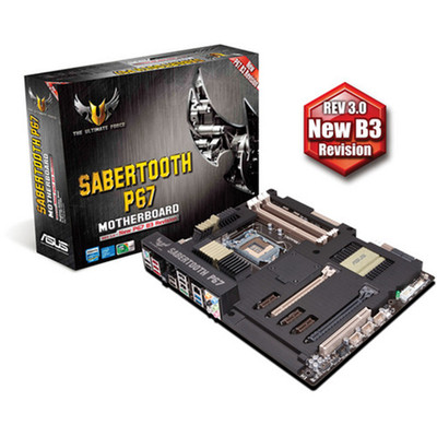 ASUS SABERTOOTH 990FX Rev 1.01 AMD 990FX Socket AM3+ ATX Motherboard - Excellent