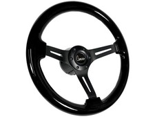 1969-1981 Chevy Camaro Black Wood Steering Wheel Kit Camaro Script 1969-1981 Chevy Camaro Black Wood Steering Wheel Kit Camaro Script