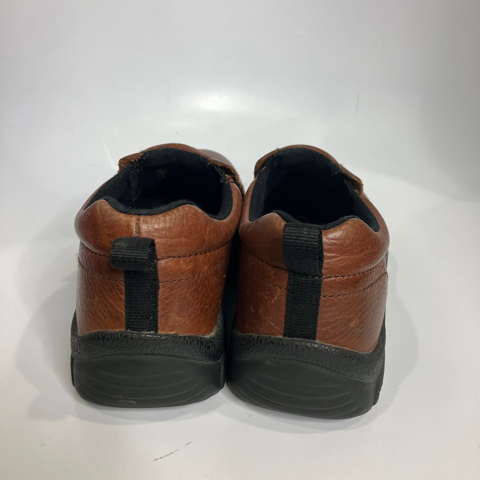 Roper performance slip on shoes loafers cognac le… - image 5