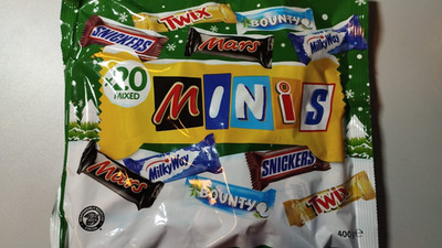 Mars mixed Minis ein Mix aus 20 Mini Schokoriegeln mit 5 Sorten 5 x  400g