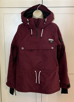 Women's DOPE Anorak MMIX Snow Jacket Burgundy NWOT Sz sm