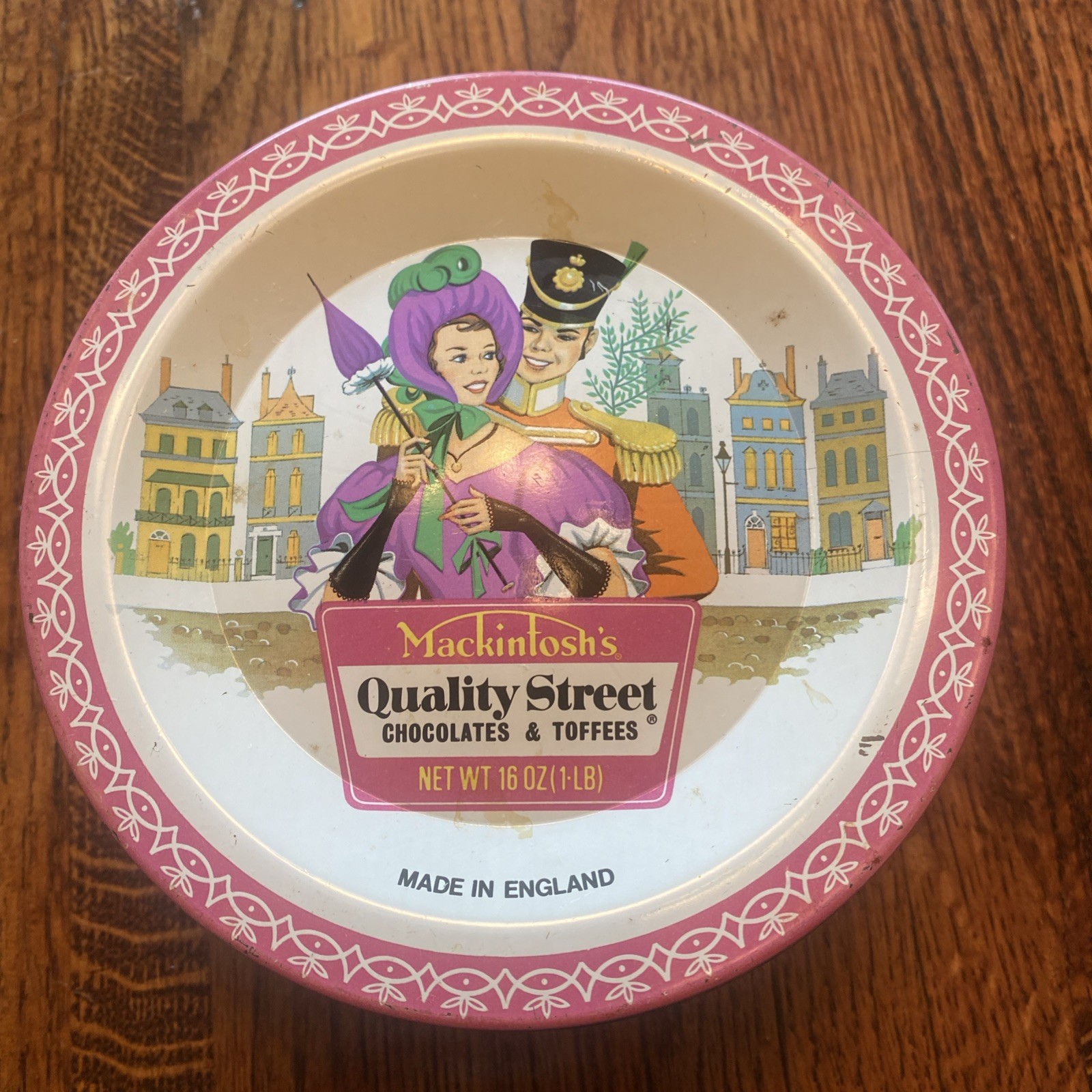 Vintage Mackintosh’s Quality Street Chocolates & Toffees Candy Tin UK England