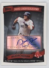 2010 Topps Peak Performance Auto Dustin Pedroia #PPA-DP Auto hg6