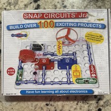 Snap Circuits Jr.SC-100 Learn Electronics Build Over 100 Projects 8 By Elenco
