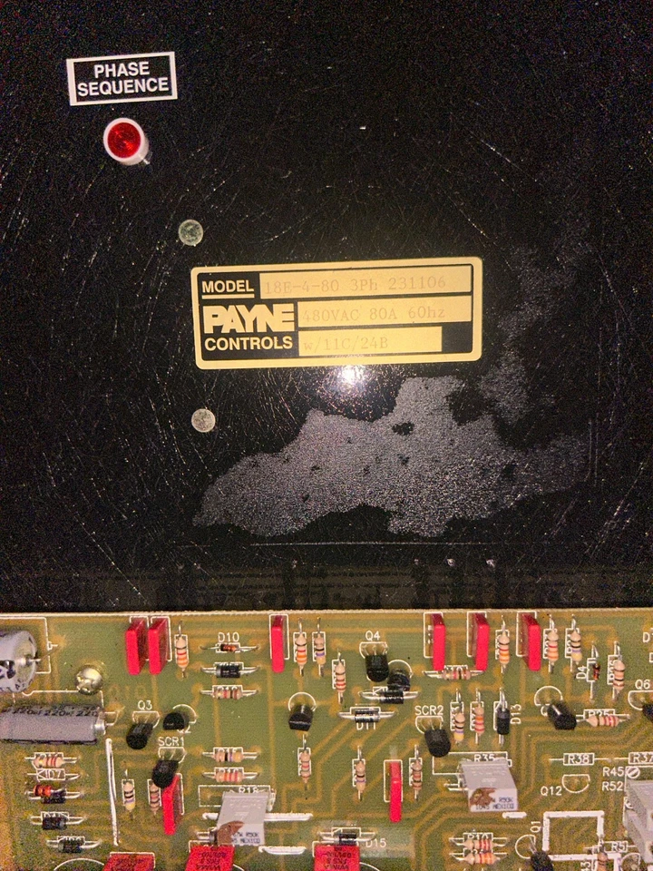 PAYNE ENGINEERING 18E-4-80 SOLID STATE POWER CONTROL 80 AMP - Image 2 of 3