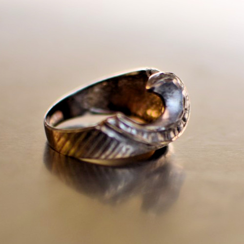 Sterling Silver Eagle Claw Ring (SIZE 7.5) - image 4