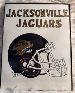 Jacksonville Jaguars NFL Black 11x12 Wall Mount Frame, Matte Clear Glass