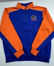 Florida Gators Sweatshirt 2XL Blue NCAA Football Colosseum Athletics 1/4 Zip