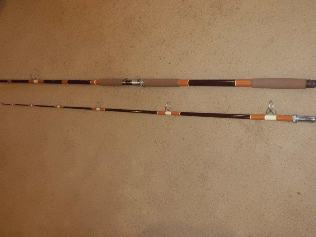 Fiberglass Fishing Rods & Poles with 8 Guides and 2 Pieces for sale | eBay