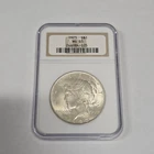 NGC MS65 1923 Peace Silver Dollar 90% Silver Coin 4025