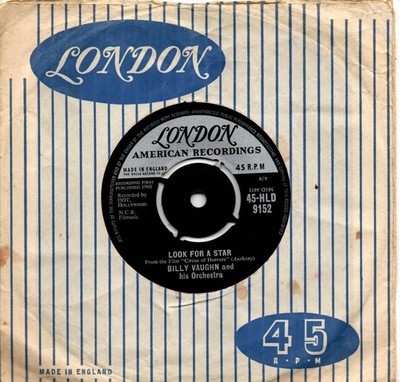 Billy Vaughn:Look for a star/He'll have to go:UK London American:1960