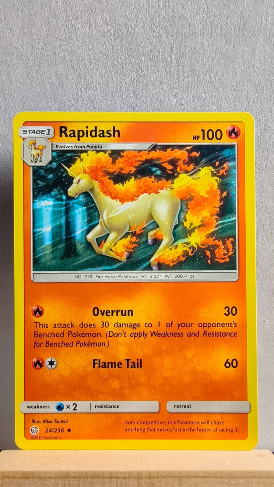 Rapidash [LP] - Pokemon TCG Cosmic Eclipse 24/236 [Uncommon]