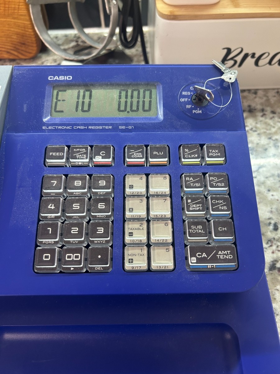 Casio SE-G1SC-PK Electronic Cash Register - Pink for sale online