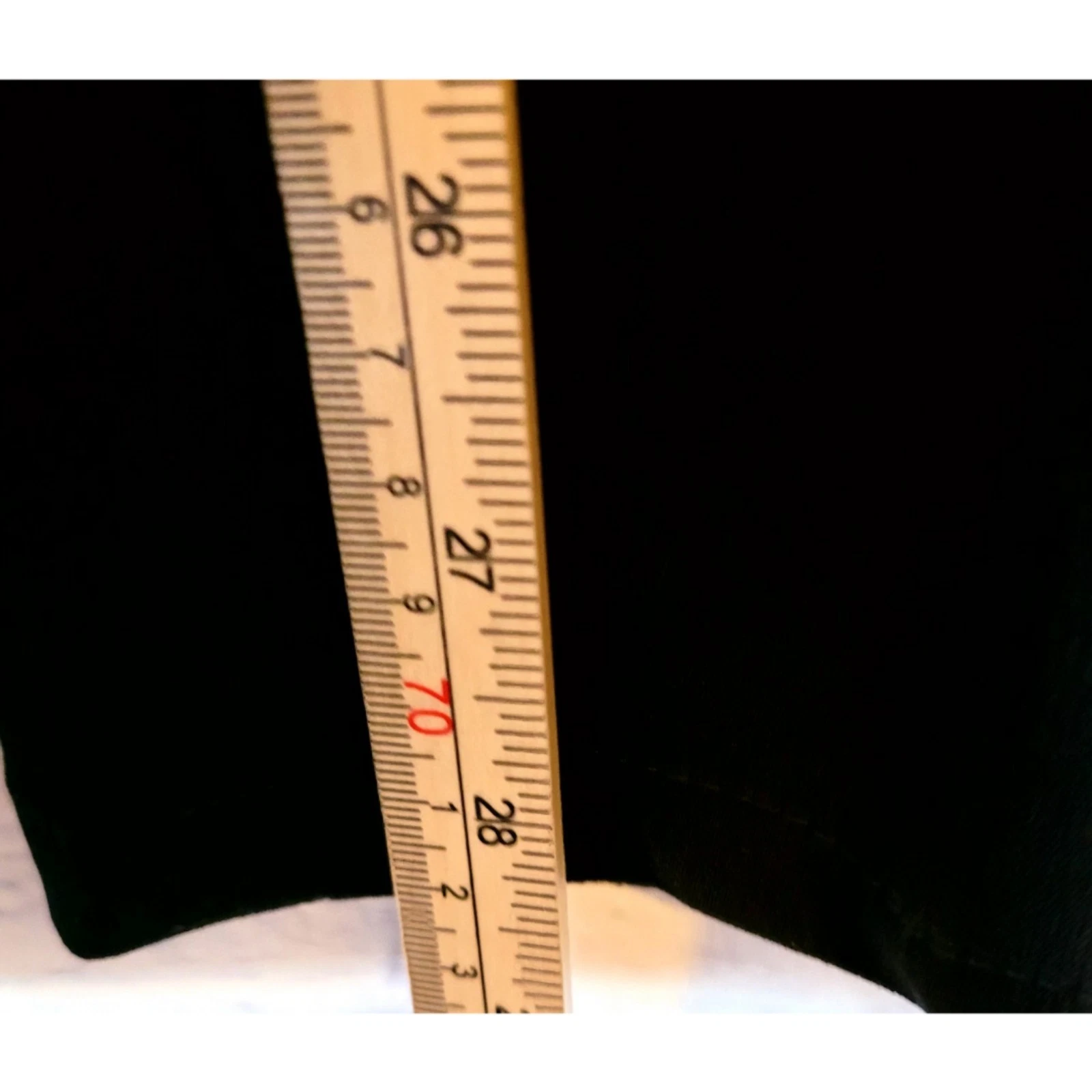 ALFERDO VERSACE pantalone nero donna taglia 14 US 10 svasato spacco aziendale