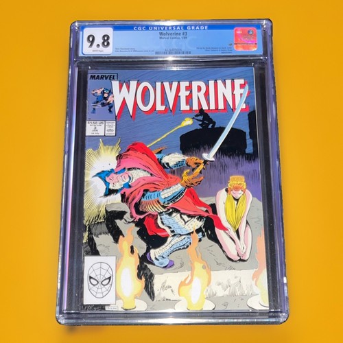 Wolverine #3 CGC 9.8 / Silver Samurai - Marvel Comics 1989