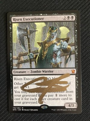 Risen Executioner (Dragons of Tarkir) SIGNED by the artist Craig Spearing