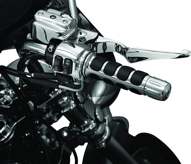 Asistente de crucero del acelerador mecánico Kuryakyn cromado * Se adapta a Honda VTX1800 y amp; Foto 2 de 2