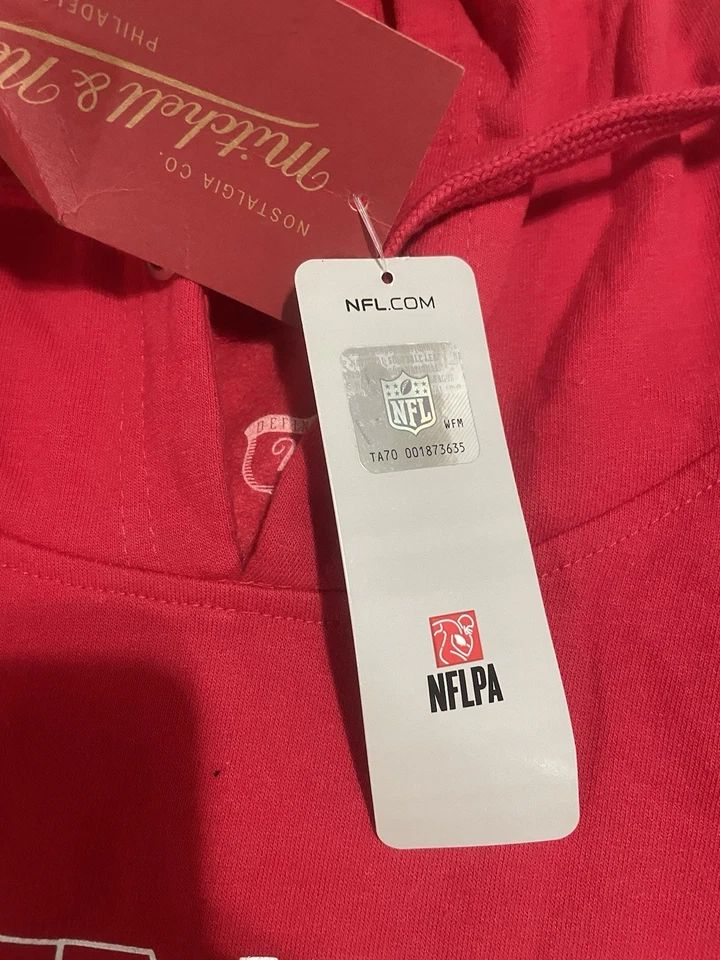 NUEVO Para hombres San Francisco 49ers Mitchell & Ness Casco Clásico Pullover XL Foto 4 de 4