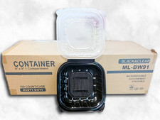 150 Pack 9x9x1" Hinged Food Containers - LOCAL PICKUP ONLY - City of Indus