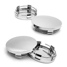 4 PCS Car Wheel Hub Center Caps, 2.36" OD 2.2" ID Snap-in Car Rim Center Cove...