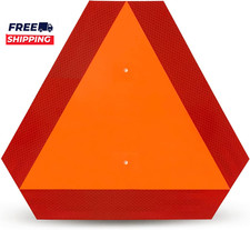 Slow Moving Vehicle Sign Slow Moving Vehicle Triangle Golf Cart Accessorie 14X16