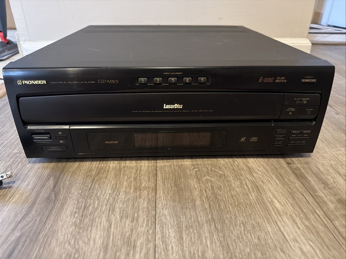 Pioneer CLD-M301 LD LaserDisc CDV and 5-Disc Player No Remote