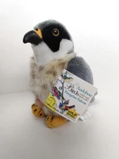 Wild Republic Peregrine Falcon Audubon Plush Bird NO Sound Tags Stuffed 2001 Vtg