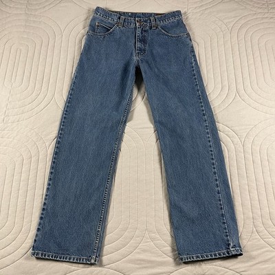 Vintage MC Original Classic Basic Jeans Womens 32 Blue Denim Straight Leg Y2K