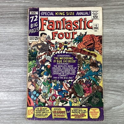 Fantastic Four Annual #3 Marvel Wedding of Sue & Reed 1965