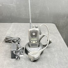 Motorola PR400 Radio AAH65RDF9AA3AN PMMN4013A Charger And Battery With Mic