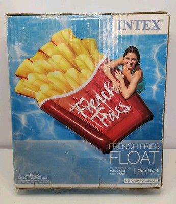 Intex Big Huge French Fries Inflatable Food Pool Float  69'' X 52'' Sealed Box 