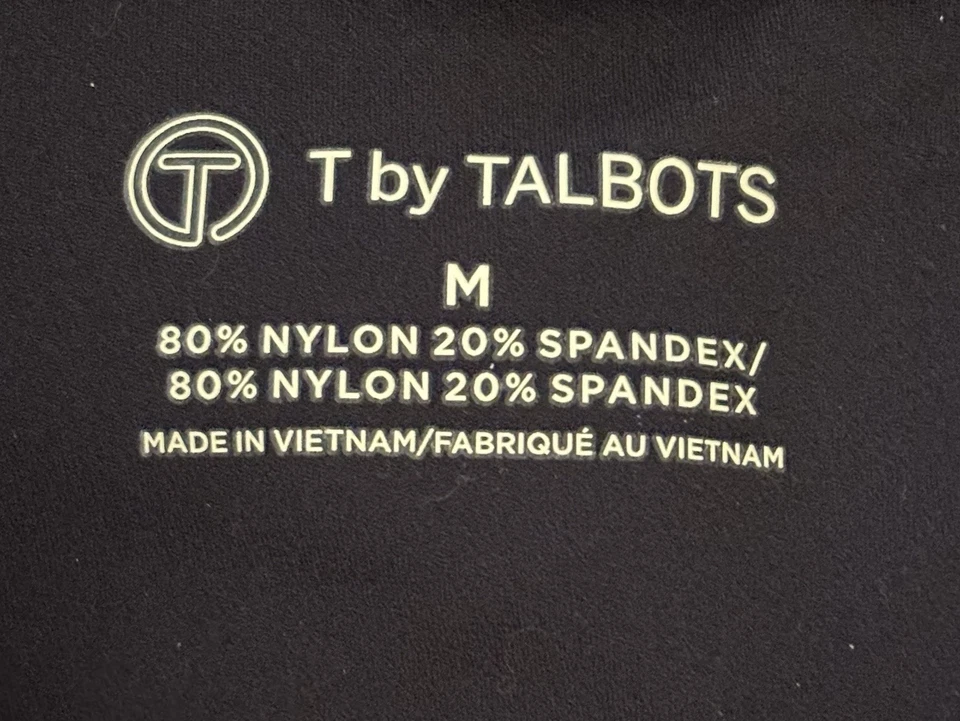 Chaqueta deportiva nueva con etiquetas T By Talbots para mujer talla M azul mezcla de nailon cuello falso Foto 2 de 4