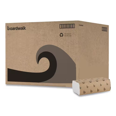 9 In. X 9-9/20 In. White Multi-Fold Paper Towel Cleaning Wipes (250 Towels/Pack,