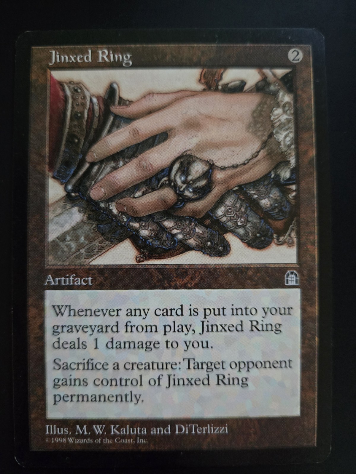 Jinxed Ring NM Stronghold MTG FREE SHIPPING