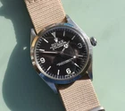 Vintage ROLEX 1002 Stainless Steel Automatic Watch Refinished Dial