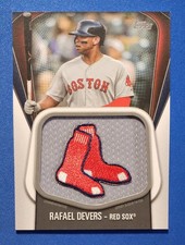Rafael Devers 2020 Topps Jumbo Jersey Sleeve Patch #JJSP-RD Boston Red Sox