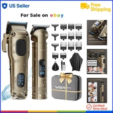 Hair Clippers for Men Electric Cordless Grooming Kit with Accessories