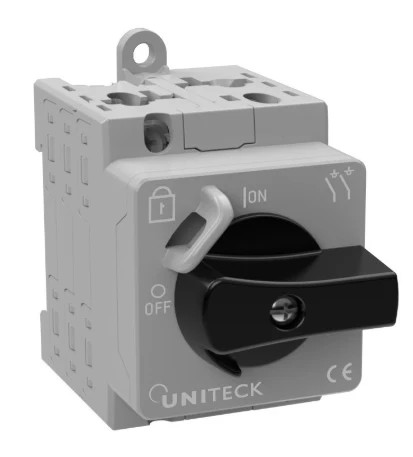 UNIPVSWITCH 500.50.2P sectionneur haut de gamme 2 poles 50A en materiau isole