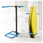 RV Hitch Mount Kayak Rack Fits up to 12'' Kayaks Height Adjustable Vertical S...