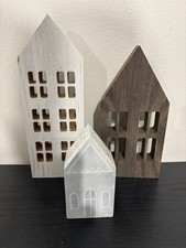 Farmhouse Christmas Buildings Houses Decor Si...