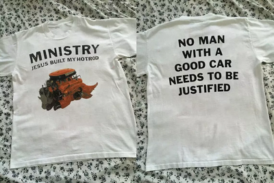 #ad #ad Vintage 1992 MINISTRY Jesus Built My Hotrod Album Promo T Shirt PP108 $31.34
