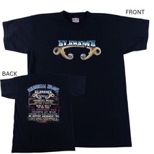 Alabama Band Shirt Southern Drawl Large Black Vintage USA Made Country Western